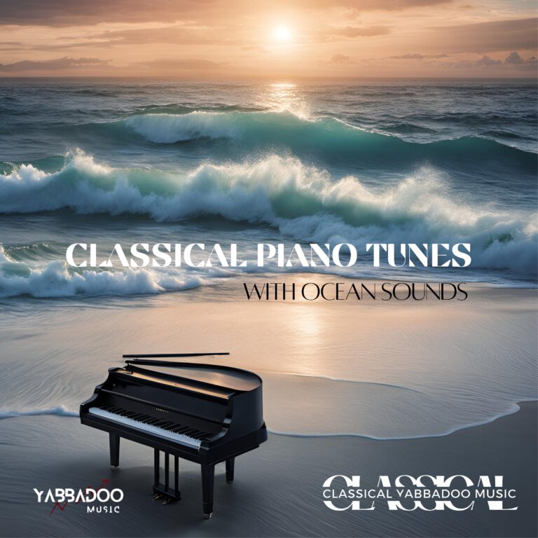 Classical Piano Tunes with Ocean Sounds